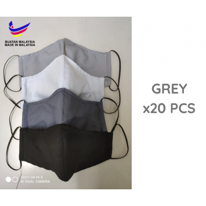 [Made In Malaysia] Unisex Reusable Cotton Face Mask For Haze, Dust & Droplet Filter