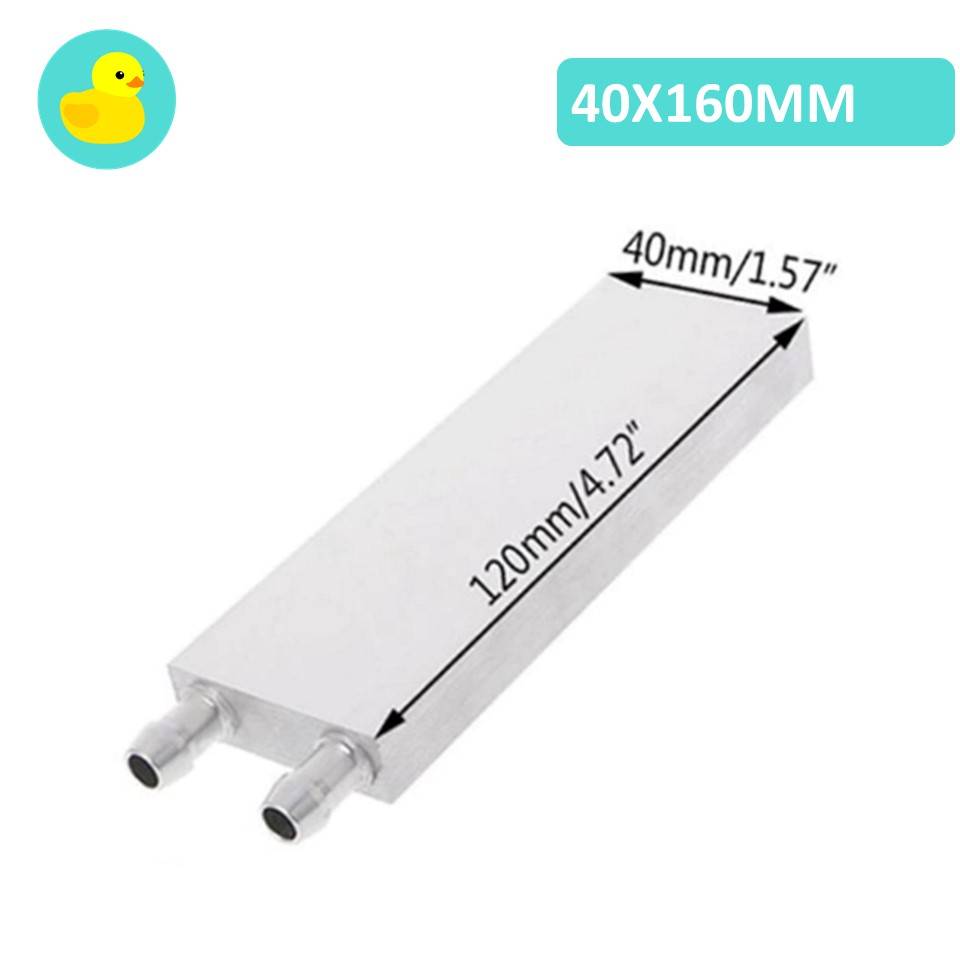 Aluminium Water Cooling Heat Sink Block For Thermoelectric Peltier